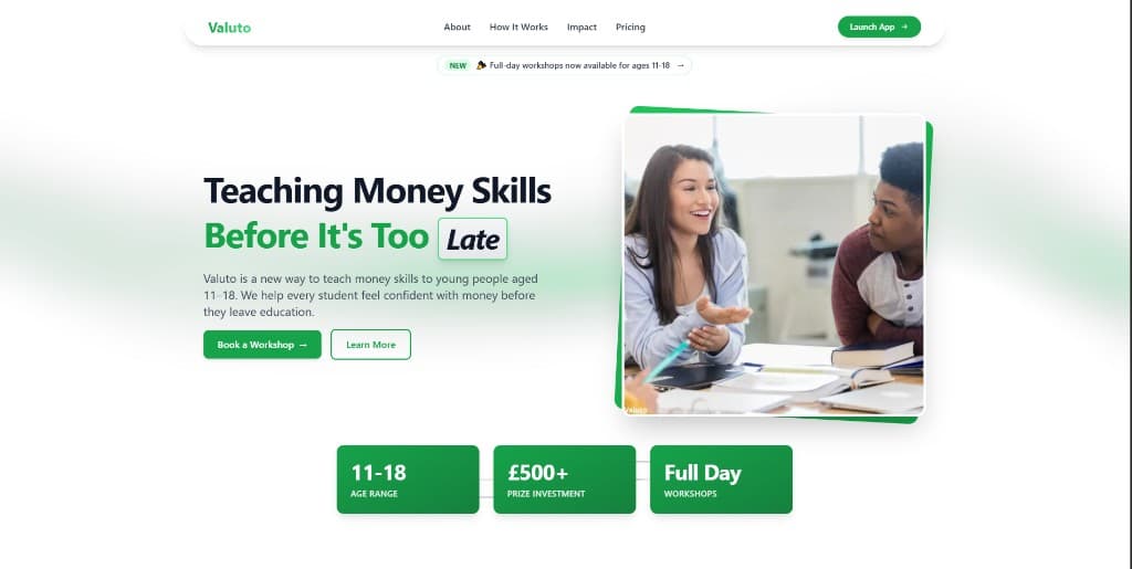 Valuto: product screenshot